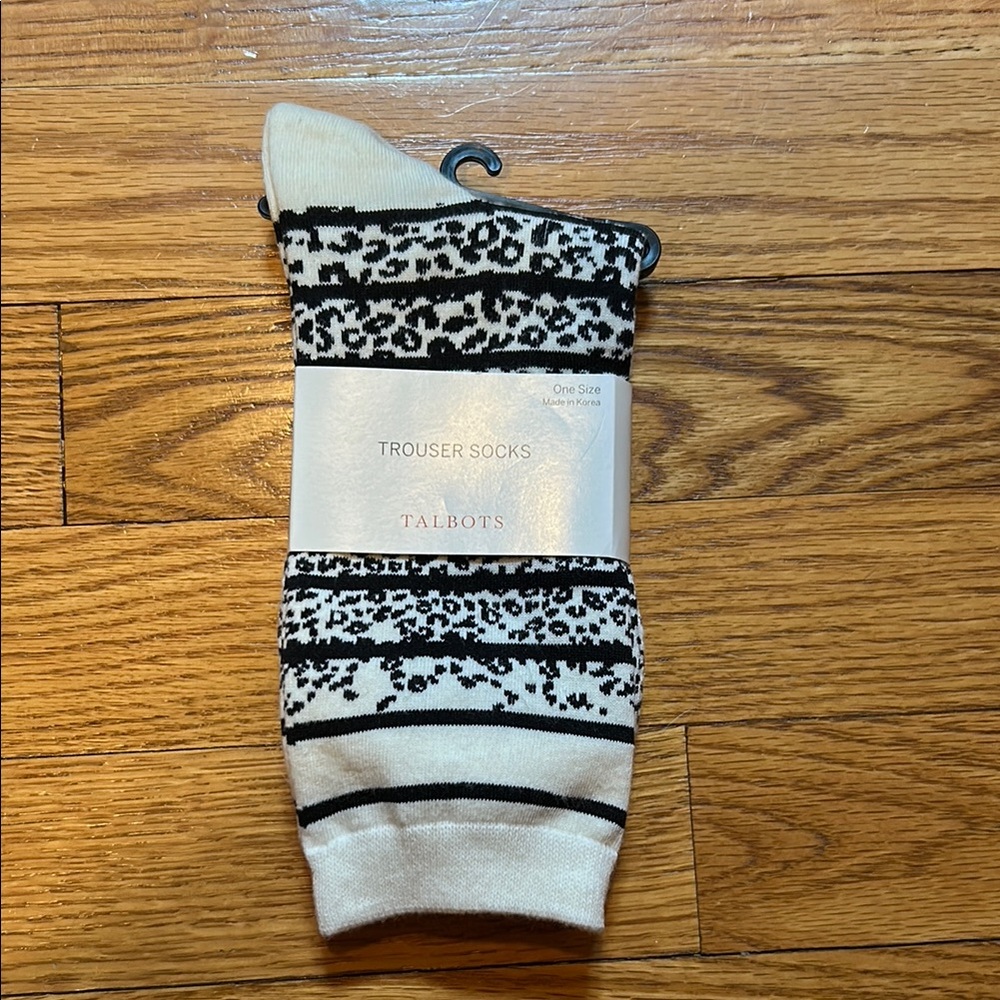 Talbots Animal Print Socks